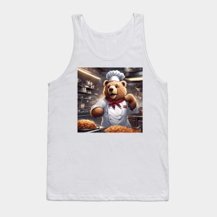 Teddy as a Chef Tank Top